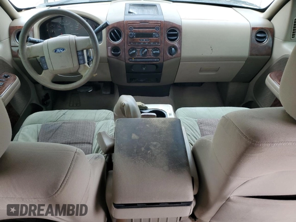 2007 Ford F-150 XLT with VIN 1FTPW12V77FA65348, listed as a Copart auction lot 59727355 with 146,566 mi miles and Salvage title. Bid and sale history available at DreamBid. Image 8.