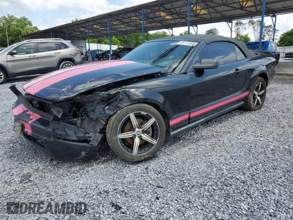 2007 Ford Mustang Deluxe with VIN 1ZVFT84N875303169, listed as a Copart auction lot 58171305 with 205,112 mi miles and Salvage title. Bid and sale history available at DreamBid. Image 1.