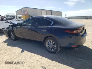 2025 Mazda 3 S with VIN 3MZBPAAM6SM455847, listed as a Copart auction lot 50470785 with Not Provided miles and Salvage Title. Bid and sale history available at DreamBid. Image 2.