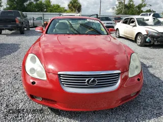 2005 Lexus SC 430 z VIN JTHFN48Y350063712, wystawiony jako Copart lot #64787075 z przebiegiem Nie podano mil oraz Szkoda całkowita • Salvage title. Historia ofert i sprzedaży dostępna na DreamBid. Obrazek 5.