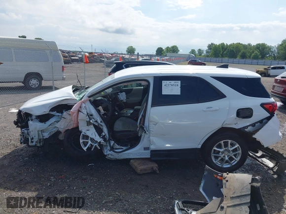 2022 Chevrolet Equinox LS with VIN 3GNAXHEV4NS155080, listed as a IAAI auction lot 42370518 with Not provided miles and . Bid and sale history available at DreamBid. Image 14.