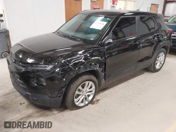 2022 Chevrolet TrailBlazer LS with VIN KL79MNSL2NB014071, listed as a IAAI auction lot 41709650 with 148,997 mi miles. Bid and sale history available at carsss.com. Image 18.