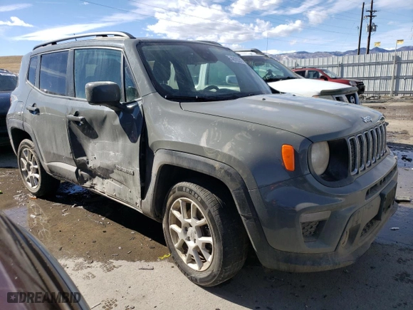 2021 Jeep Renegade Latitude with VIN ZACNJDBB7MPM56325, listed as a Copart auction lot 46103245 with 79,395 mi miles and Salvage Title. Bid and sale history available at carsss.com. Image 4.