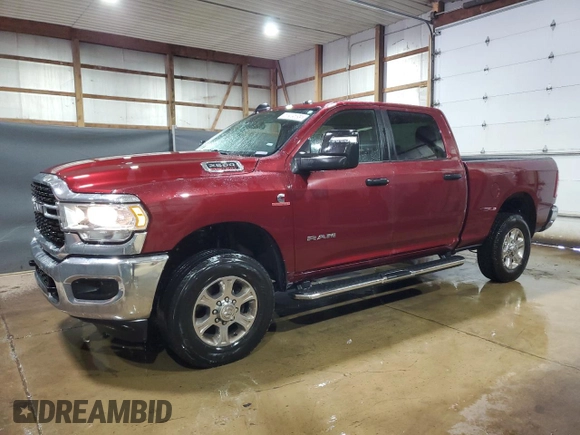 2024 Ram 2500 Big Horn with VIN 3C6UR5DL6RG340181, listed as a Copart auction lot 60205855 with 28,013 mi miles and Clean title. Bid and sale history available at DreamBid. Image 1.