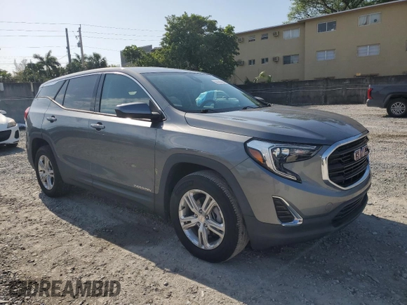 2020 GMC Terrain SLE z VIN 3GKALMEV5LL130522, wystawiony jako Copart lot #52151445 z przebiegiem 43 391 mil mil oraz Szkoda całkowita • Salvage title. Historia ofert i sprzedaży dostępna na DreamBid. Obrazek 4.