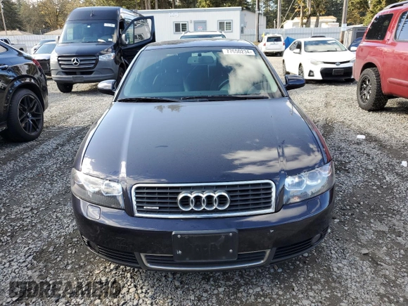 2002 Audi A4 3.0L with VIN WAULT68E82A134885, listed as a Copart auction lot 77650234 with 116,446 mi miles and Salvage Title. Bid and sale history available at carsss.com. Image 5.