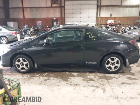 2012 Honda Civic Cpe LX with VIN 2HGFG3B54CH547967, listed as a IAAI auction lot 41083787 with 146,648 mi miles. Bid and sale history available at carsss.com. Image 14.