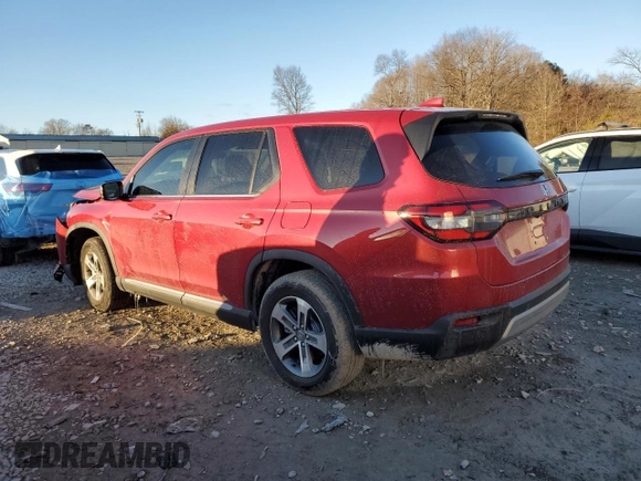 2025 Honda Pilot EX-L with VIN 5FNYG2H40SB017368, listed as a Copart auction lot 46230885 with 890 mi miles and Salvage Title. Bid and sale history available at carsss.com. Image 2.