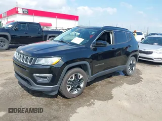 2021 Jeep Compass Altitude with VIN 3C4NJCBB0MT502423, listed as a IAAI auction lot 42006742 with 63,418 mi miles. Bid and sale history available at carsss.com. Image 18.