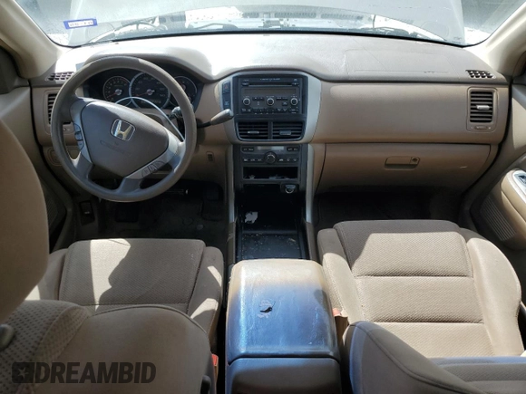 2006 Honda Pilot EX with VIN 5FNYF28406B007416, listed as a Copart auction lot 48826825 with 212,708 mi miles and Salvage Title. Bid and sale history available at DreamBid. Image 8.