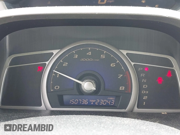 2008 Honda Civic EX-L z VIN 2HGFA169X8H524462, wystawiony jako IAAI lot #42026092 z przebiegiem 150 736 mil mil oraz . Historia ofert i sprzedaży dostępna na DreamBid. Obrazek 7.