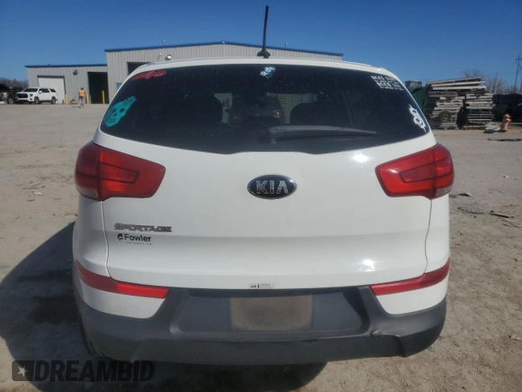 2016 Kia Sportage LX with VIN KNDPB3AC7G7880778, listed as a Copart auction lot 47276945 with 189,032 mi miles and Salvage Title. Bid and sale history available at carsss.com. Image 6.