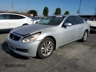 2008 Infiniti G35 Journey with VIN JNKBV61EX8M206811, listed as a Copart auction lot 63681425 with 140,215 mi miles and Salvage title. Bid and sale history available at DreamBid. Image 1.