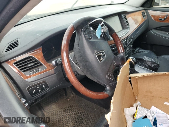 2014 Hyundai Equus Signature with VIN KMHGH4JH1EU078527, listed as a Copart auction lot 51106305 with Not Provided miles and Salvage Title. Bid and sale history available at DreamBid. Image 8.