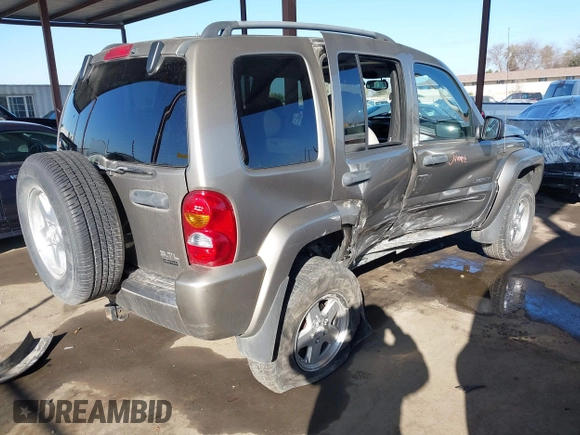 2004 Jeep Liberty Limited with VIN 1J4GL58K64W254155, listed as a IAAI auction lot 41350175 with 165,822 mi miles. Bid and sale history available at carsss.com. Image 4.