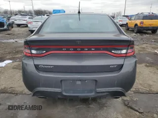 2016 Dodge Dart GT with VIN 1C3CDFEB9GD551162, listed as a Copart auction lot 43546695 with 89,587 mi miles and Clean Title. Bid and sale history available at carsss.com. Image 6.