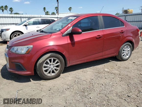 2017 Chevrolet Sonic LT z VIN 1G1JD5SH1H4127331, wystawiony jako Copart lot #52709905 z przebiegiem 73 810 mil mil oraz Szkoda całkowita • Salvage title. Historia ofert i sprzedaży dostępna na DreamBid. Obrazek 1.