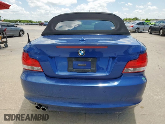 2008 BMW 1 Series 128i with VIN WBAUL73558VE88790, listed as a Copart auction lot 64475705 with 91,286 mi miles and Salvage title. Bid and sale history available at DreamBid. Image 6.