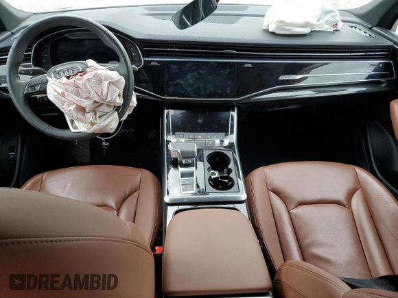 2021 Audi Q7 Premium with VIN WA1AJAF7XMD015724, listed as a Copart auction lot 80276014 with 68,831 mi miles and Salvage Title. Bid and sale history available at carsss.com. Image 8.
