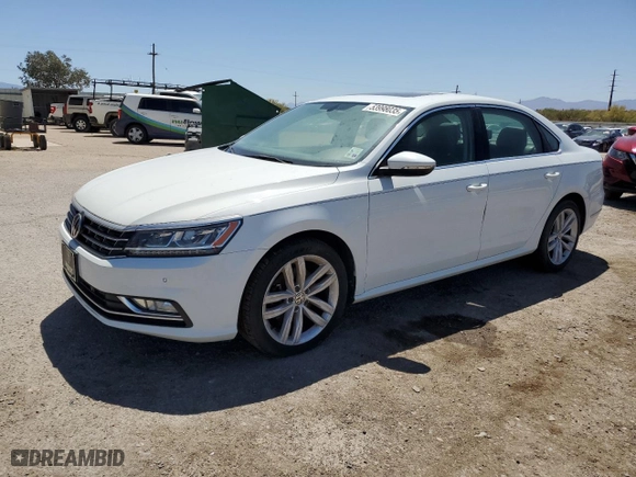 2018 Volkswagen Passat 2.0T SE with VIN 1VWBA7A3XJC011754, listed as a Copart auction lot 53998035 with 57,816 mi miles and Clean Title. Bid and sale history available at carsss.com. Image 1.