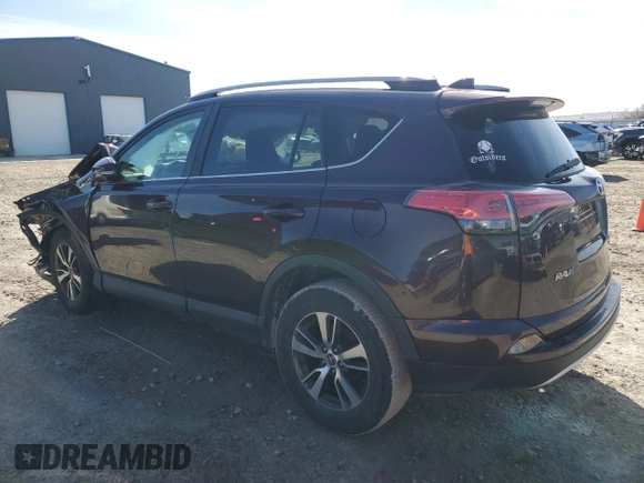 2018 Toyota RAV4 XLE with VIN 2T3RFREV3JW780944, listed as a Copart auction lot 48251255 with Not Provided miles and Salvage Title. Bid and sale history available at DreamBid. Image 2.