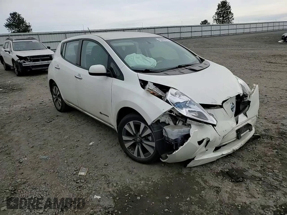 2016 Nissan LEAF SL with VIN 1N4BZ0CP8GC313416, listed as a Copart auction lot 43209205 with 30,845 mi miles and Salvage Title. Bid and sale history available at carsss.com. Image 10.