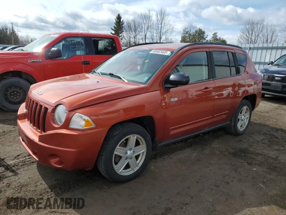 2010 Jeep Compass North Edition with VIN 1J4NF4FB0AD630982, listed as a Copart auction lot 50602465 with 233,513 mi miles and Clean Title. Bid and sale history available at carsss.com. Image 1.