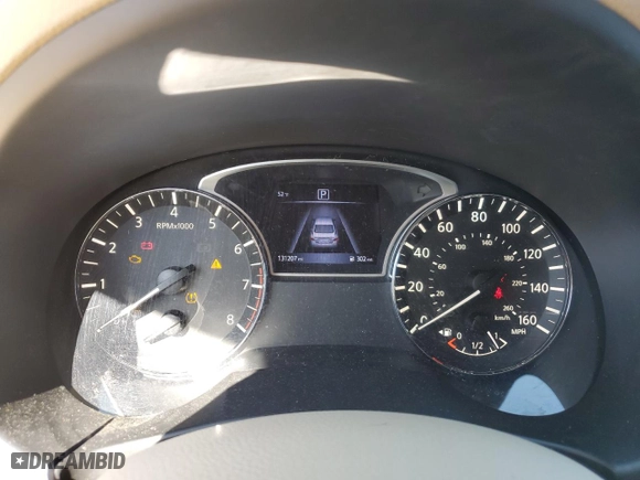 2017 Nissan Altima 2.5 SL with VIN 1N4AL3APXHC239788, listed as a Copart auction lot 52299855 with 131,207 mi miles and Salvage Title. Bid and sale history available at carsss.com. Image 9.