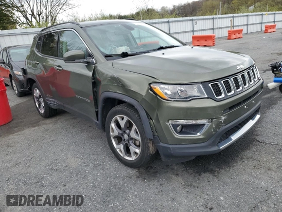 2020 Jeep Compass Limited with VIN 3C4NJDCB1LT111686, listed as a Copart auction lot 53368705 with 96,856 mi miles and Salvage Title. Bid and sale history available at carsss.com. Image 4.