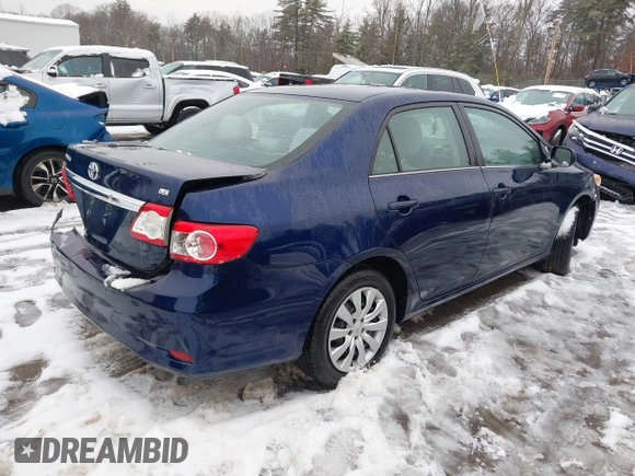 2013 Toyota Corolla L with VIN 5YFBU4EE6DP154457, listed as a IAAI auction lot 41674590 with 120,623 mi miles and . Bid and sale history available at DreamBid. Image 4.