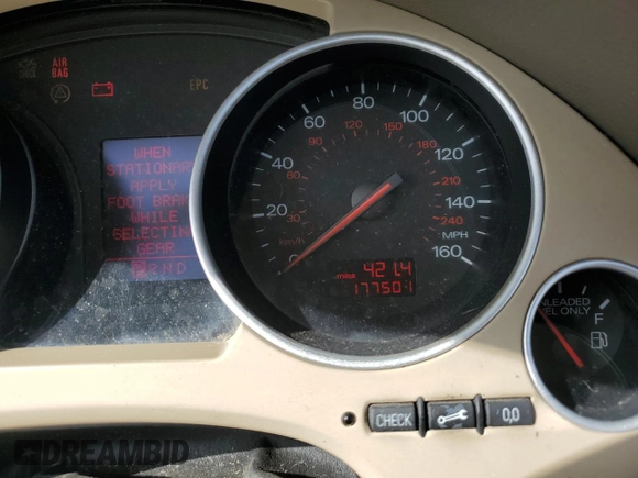 2003 Audi A4 1.8T with VIN WAUAC48H93K017897, listed as a Copart auction lot 75279164 with 177,501 mi miles and Salvage Title. Bid and sale history available at carsss.com. Image 9.