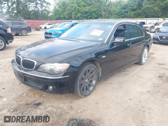 2008 BMW 7 Series 750Li with VIN WBAHN83588DT79566, listed as a IAAI auction lot 42522414 with 127,605 mi miles and . Bid and sale history available at DreamBid. Image 2.