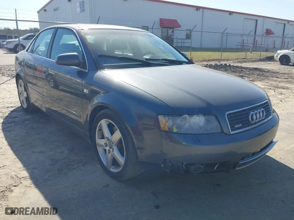 2005 Audi A4 3.0L with VIN WAULT68E35A006168, listed as a IAAI auction lot 41843262 with 125,218 mi miles. Bid and sale history available at carsss.com. Image 14.