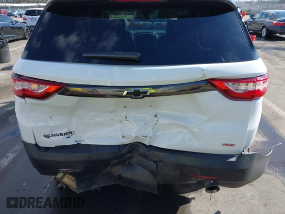 2021 Chevrolet Traverse RS z VIN 1GNEVJKW0MJ266088, wystawiony jako IAAI lot #41504928 z przebiegiem 57 966 mil mil oraz . Historia ofert i sprzedaży dostępna na DreamBid. Obrazek 6.