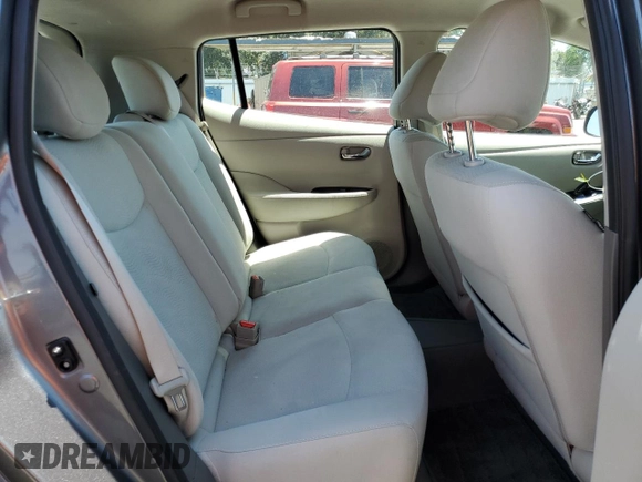 2017 Nissan LEAF SL with VIN 1N4BZ0CP7HC301971, listed as a Copart auction lot 57188623 with 35,614 mi miles. Bid and sale history available at carsss.com. Image 10.