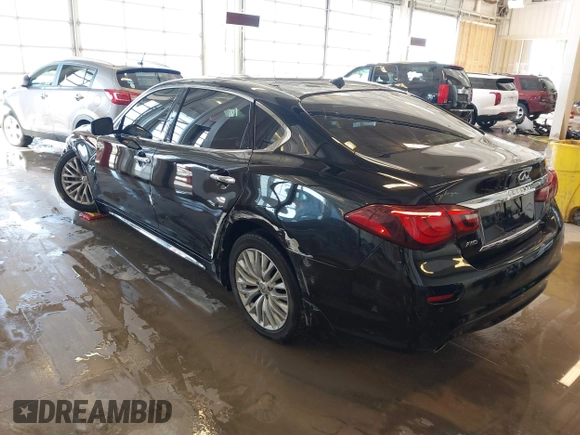 2015 Infiniti Q70 with VIN JN1BY1PR2FM830317, listed as a IAAI auction lot 41619546 with 85,964 mi miles and . Bid and sale history available at DreamBid. Image 3.