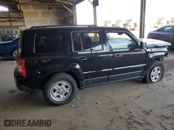 2016 Jeep Patriot Sport z VIN 1C4NJPBA3GD810579, wystawiony jako Copart lot #62644305 z przebiegiem 96 481 mil mil oraz Szkoda całkowita • Salvage title. Historia ofert i sprzedaży dostępna na DreamBid. Obrazek 3.