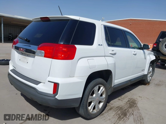 2017 GMC Terrain SLE with VIN 2GKALMEK4H6299190, listed as a IAAI auction lot 41808216 with 101,579 mi miles. Bid and sale history available at carsss.com. Image 4.