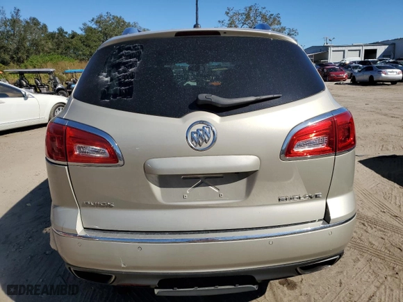 2015 Buick Enclave Leather with VIN 5GAKRBKDXFJ262400, listed as a Copart auction lot 82298634 with 112,159 mi miles and Salvage Title. Bid and sale history available at carsss.com. Image 6.
