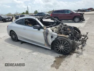 2018 Mercedes-Benz C 43 AMG with VIN WDDWJ6EB6JF660956, listed as a Copart auction lot 50993135 with Not Provided miles and Non Repairable. Bid and sale history available at DreamBid. Image 4.