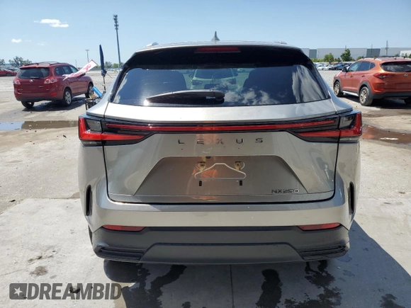 2022 Lexus NX with VIN 2T2ADCAZ4NC001202, listed as a Copart auction lot 52386785 with 24,284 mi miles and Salvage Title. Bid and sale history available at carsss.com. Image 6.