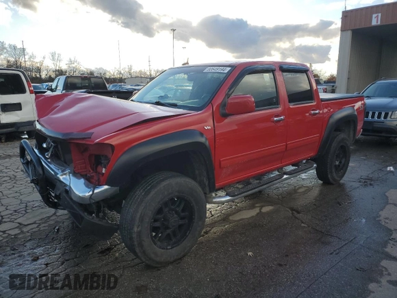 2011 GMC Canyon SLT with VIN 1GTH6NFP1B8113219, listed as a Copart auction lot 80649194 with 120,979 mi miles and Salvage Title. Bid and sale history available at carsss.com. Image 1.