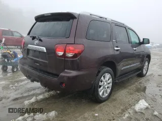 2019 Toyota Sequoia Platinum with VIN 5TDDY5G15KS167508, listed as a Copart auction lot 45140485 with 117,197 mi miles and Salvage Title. Bid and sale history available at carsss.com. Image 3.