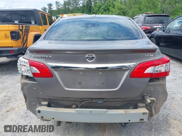 2015 Nissan Sentra SV z VIN 3N1AB7APXFY244338, wystawiony jako IAAI lot #42182605 z przebiegiem 166 366 mil mil oraz . Historia ofert i sprzedaży dostępna na DreamBid. Obrazek 16.