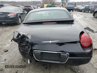 2002 Ford Thunderbird Hardtop Premium with VIN 1FAHP60A82Y104854, listed as a Copart auction lot 86907394 with 20,430 mi miles and Salvage Title. Bid and sale history available at DreamBid. Image 6.