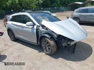 2019 Infiniti QX50 Luxe z VIN 3PCAJ5M32KF101791, wystawiony jako IAAI lot #42562464 z przebiegiem 101 667 mil mil oraz . Historia ofert i sprzedaży dostępna na DreamBid. Obrazek 1.