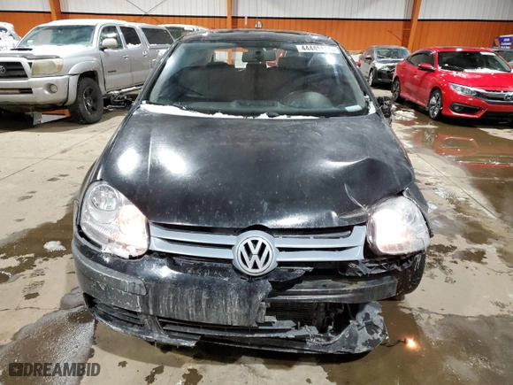 2009 Volkswagen Rabbit S with VIN WVWBA71K29W029301, listed as a Copart auction lot 44445665 with 138,083 mi miles and Salvage Title. Bid and sale history available at carsss.com. Image 5.