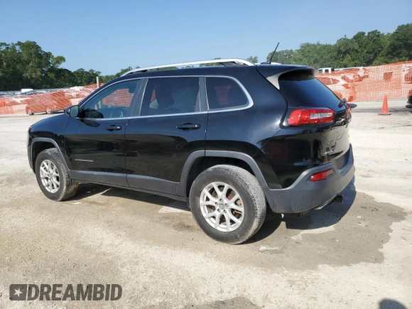 2018 Jeep Cherokee Latitude Tech Connect with VIN 1C4PJMCX7JD500971, listed as a Copart auction lot 57604465 with 133,293 mi miles and Salvage title. Bid and sale history available at DreamBid. Image 2.