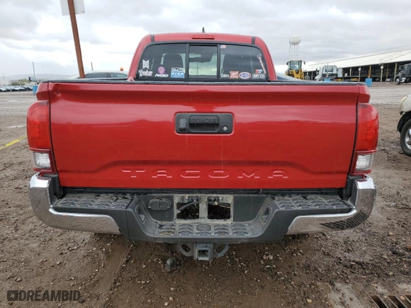 2019 Toyota Tacoma 4WD SR5 with VIN 5TFSZ5AN8KX182496, listed as a Copart auction lot 47255855 with 116,153 mi miles and Salvage Title. Bid and sale history available at carsss.com. Image 6.