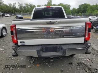 2024 Ford F-350 XL with VIN 1FT8W3BM2REE22287, listed as a Copart auction lot 58079025 with 11,384 mi miles and Salvage title. Bid and sale history available at DreamBid. Image 6.